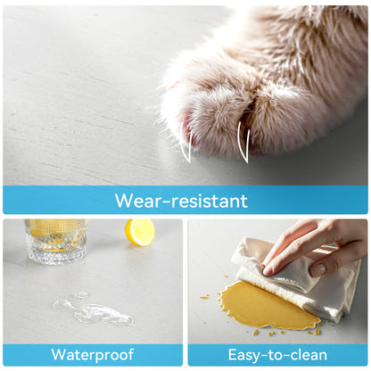 Casacomoda 6-Tier Bookcase with Cabinet, Modern Bookshelf for Home Office, Living Room or Bedroom, Easy Assembly & Stable Structure, White