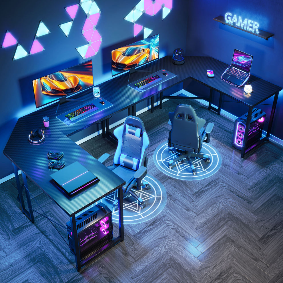 Casacomoda Computer Desk L Shaped, 51 Inch Reversible L Shaped Desk, G