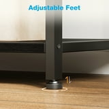 5-Tier Bookshelf, Tall Book Shelf, Home Office Bookcase for Bedroom, Living Room, Storage Shelf, Black