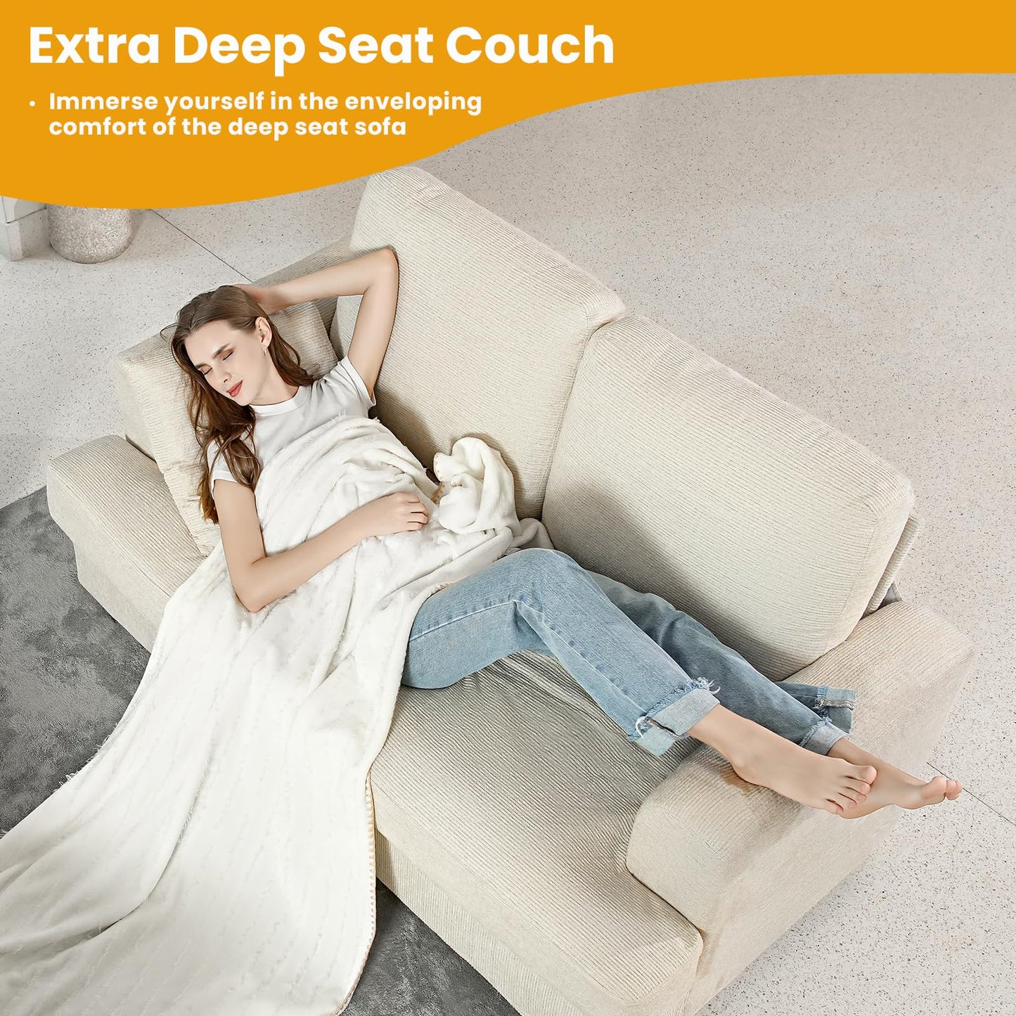 Couches for Living Room, Home Sofa for Small Apartment