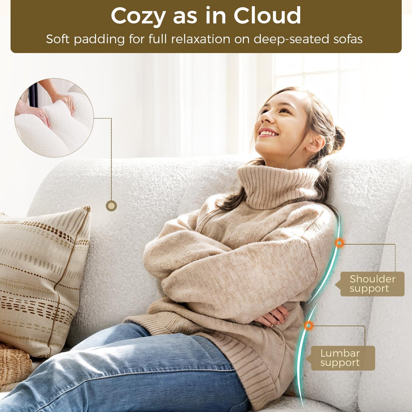 Couches for Living Room, Home Sofa for Small Apartment